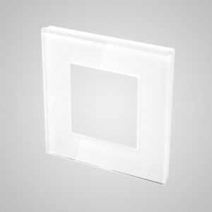1 stikla rāmis, balts, 86 * 86mm
