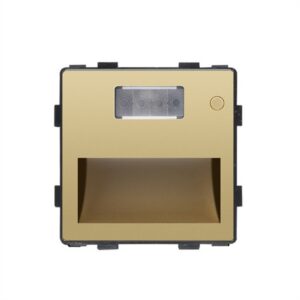 LED sienas gaismeklis ar kustības sensoru, zelta